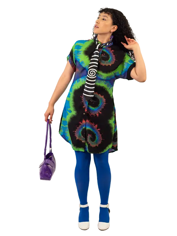 Vestido Espiral Multicolor